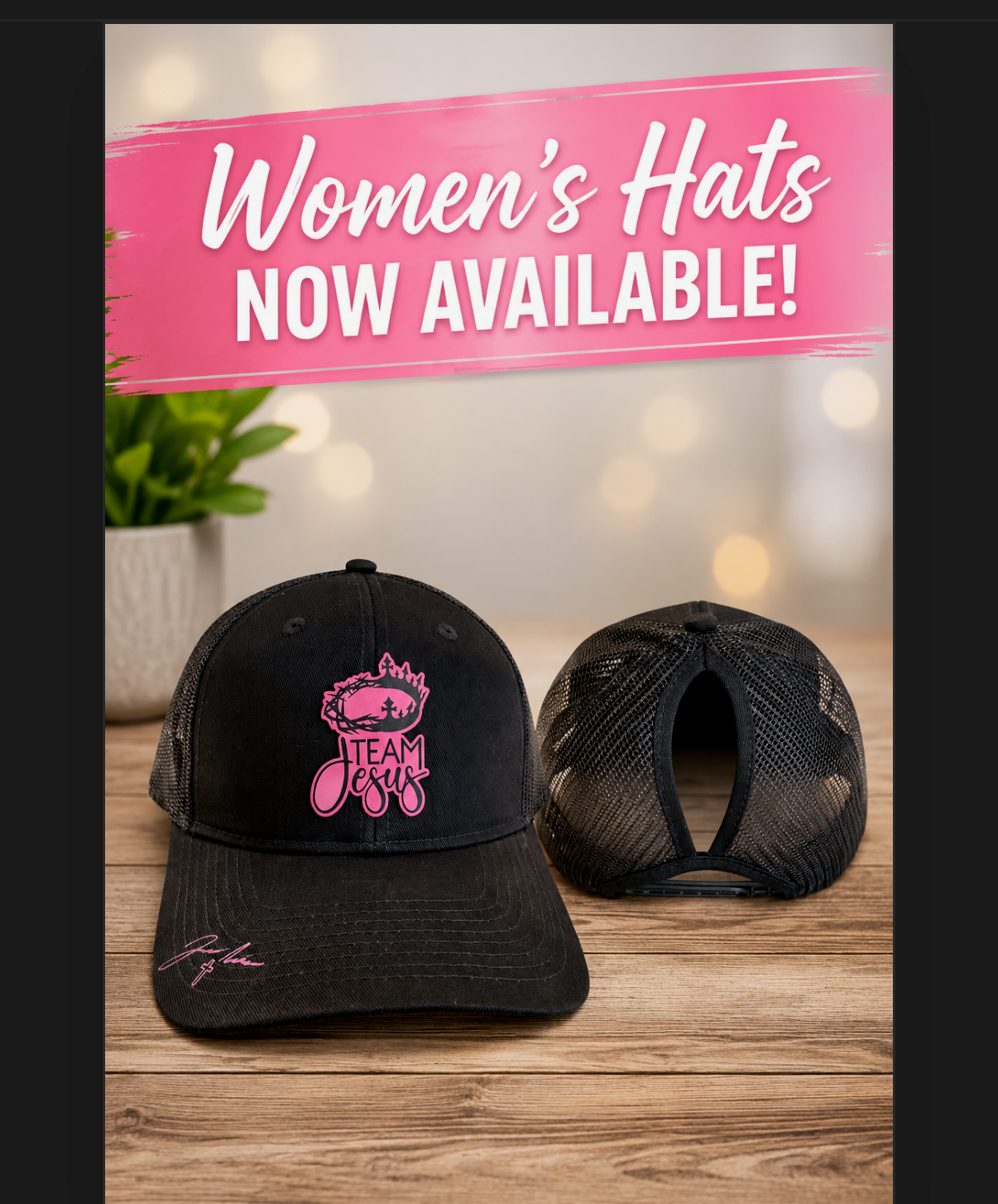 Black Women Team Jesus Hat