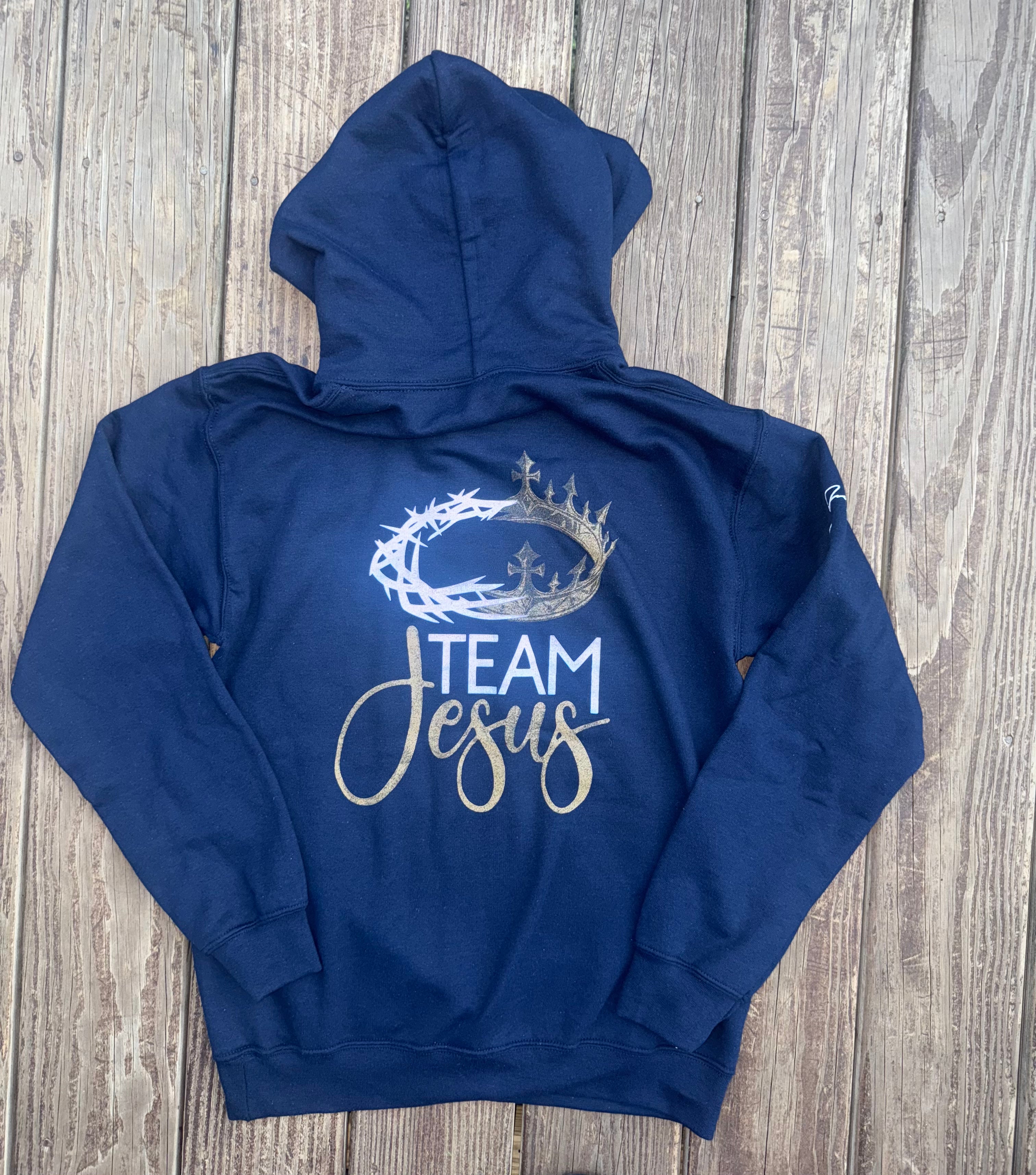 Team Jesus Navy Hoodie