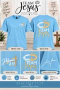Blue Team Jesus Shirt Phil 4:13