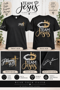 Black Team Jesus Phil 4:13 Shirt