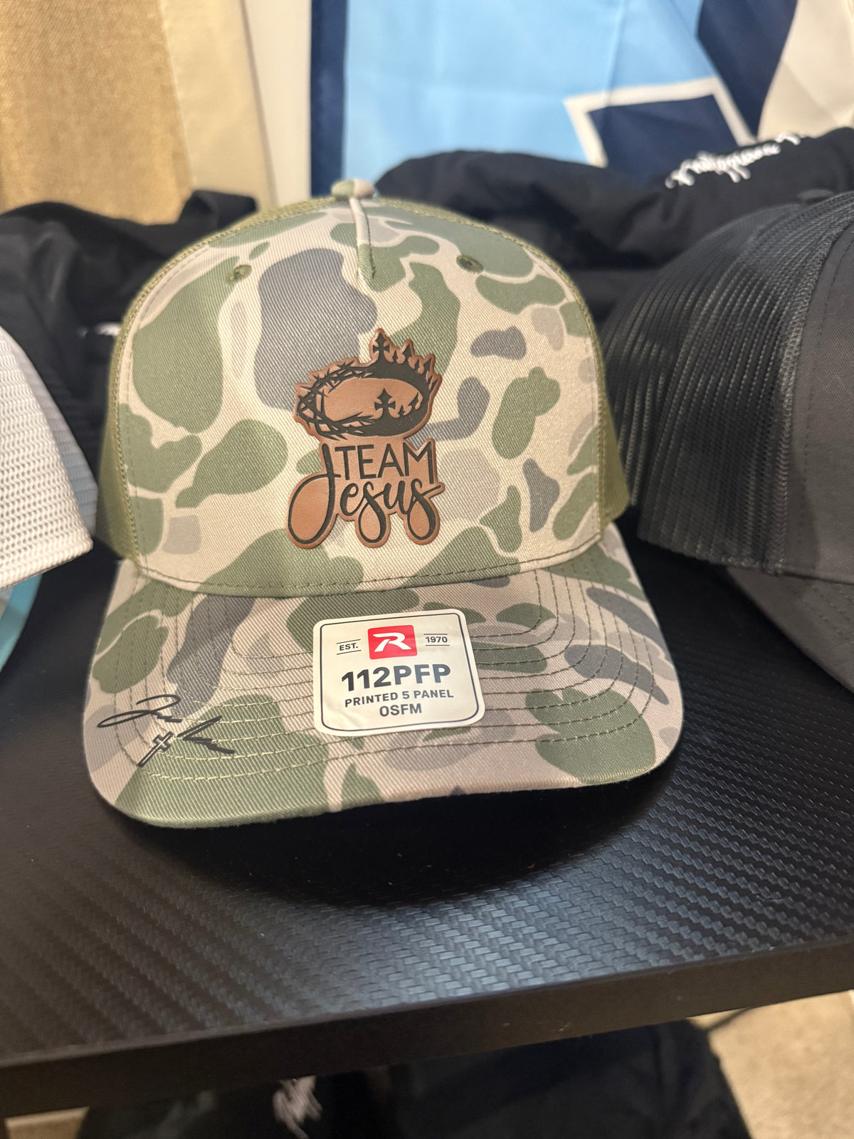 Men Team Jesus Camo Hat Richardson 112