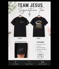 Black Team Jesus Shirt